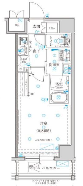 クレイシア板橋蓮沼間取り図