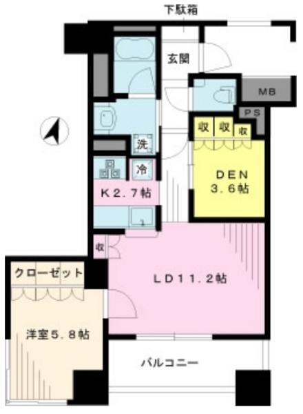 アトラス白山間取り図