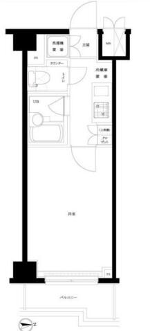 ルーブル飯田橋間取り図