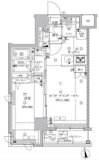 アルテシモ　モーレ間取り図