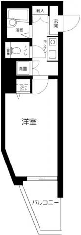 スカイコート文京白山間取り図