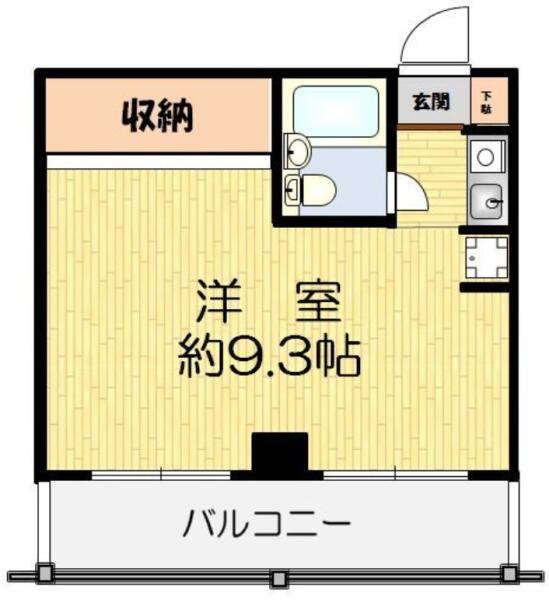 音羽ホームズ 306号室 間取り図