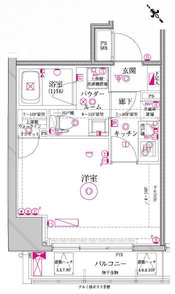 セジョリ駒込　～C'est joli KOMAGOME～間取り図