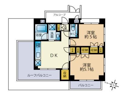 クオリア小石川間取り図