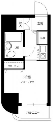 シティハイツ新大塚間取り図