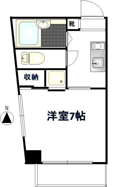 グローリア後楽園間取り図