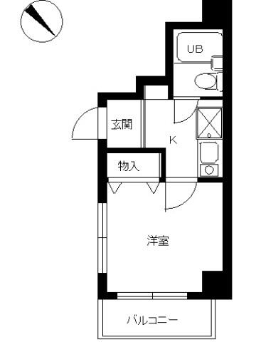 スカイコートお茶の水女子大前間取り図