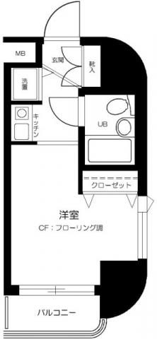 シティハイツ新大塚間取り図
