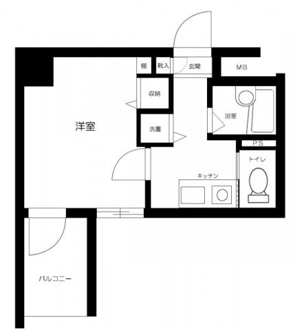 プレール文京WEST間取り図