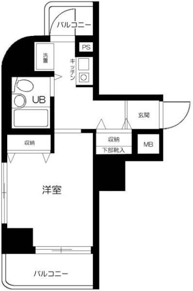 シティハイツ新大塚間取り図