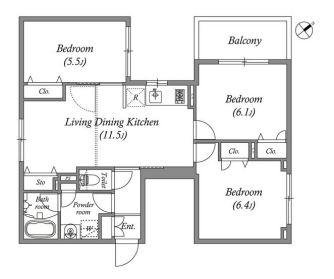LEGALAND千石間取り図