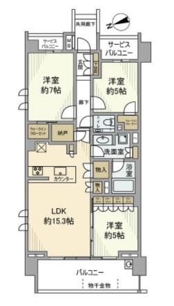 インペリアルガーデン間取り図