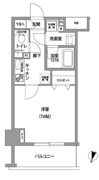 ドミール青柳間取り図