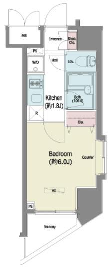 文京春日プラッツ間取り図