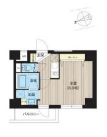 レクシード神楽坂間取り図