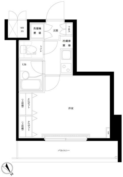 ルーブル小石川弐番館間取り図