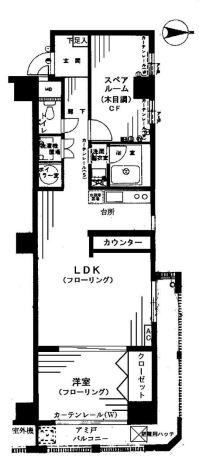 後楽園ビューハイツ間取り図