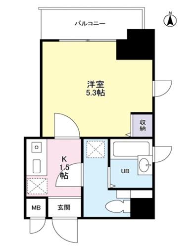 グランビュー御茶ノ水間取り図