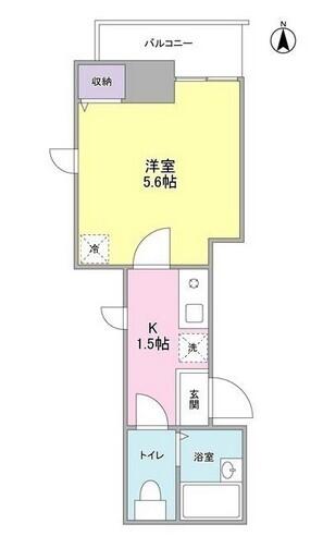 グランビュー御茶ノ水 402号室 間取り図