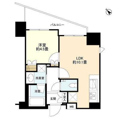 シェフルール文京茗荷谷間取り図