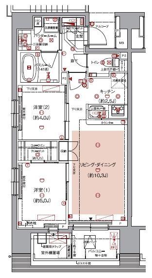 ガーラ・レジデンス本郷三丁目間取り図