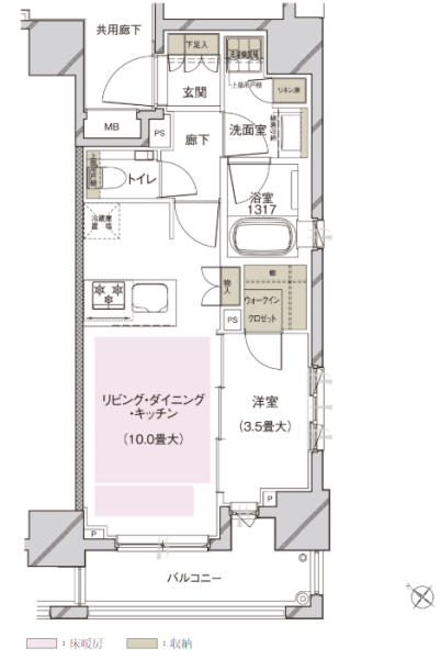 ルジェンテ文京根津　～L'GENTE文京根津～間取り図