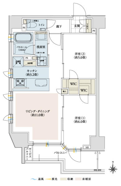 オープンレジデンシア文京本郷間取り図