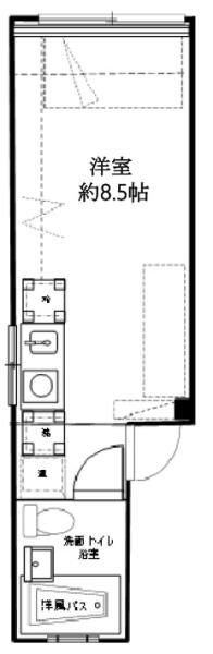 プレシャス文京関口 402号室 間取り図