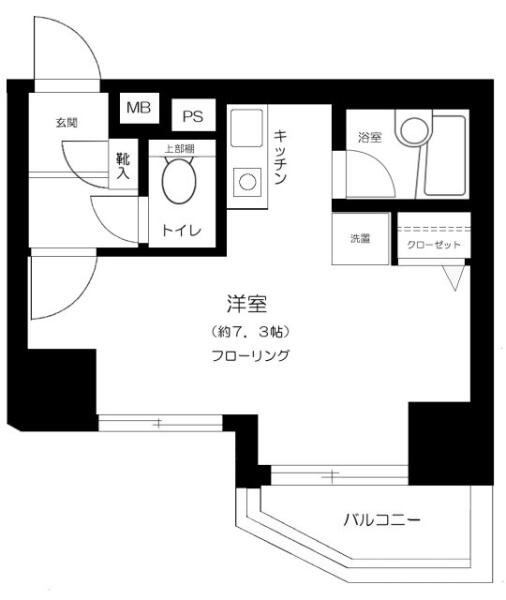 メインステージ本駒込駅前間取り図