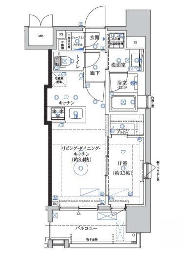 クレイシア赤羽間取り図