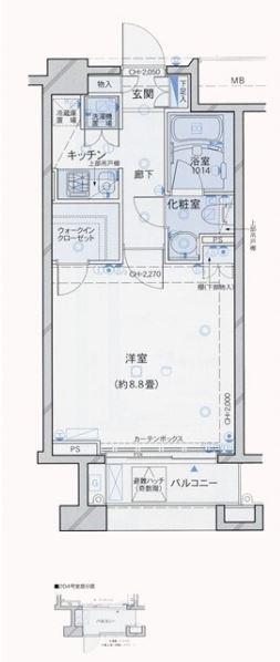 パレステュディオ神楽坂シティタワー間取り図