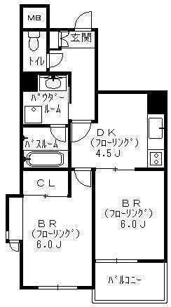 クレインズテラス間取り図