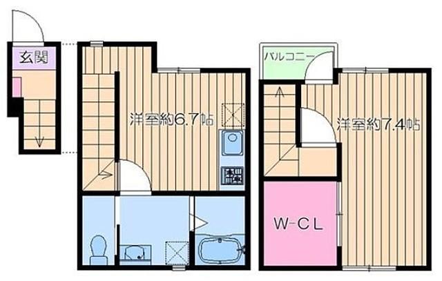 ラメール飯田橋間取り図