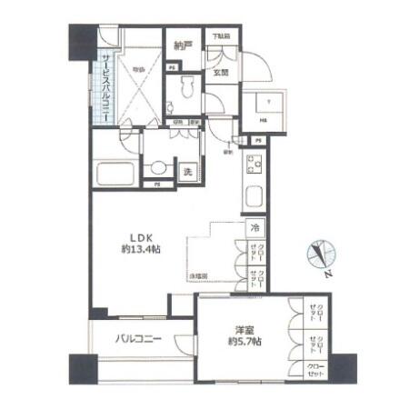 ザ・サンメゾン文京本郷エルド間取り図