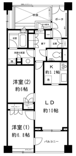 パークハウス千石丸山町間取り図