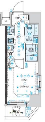 クレイシア巣鴨駅前間取り図