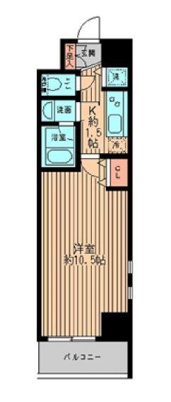 レガーロ御茶ノ水Ⅰ間取り図