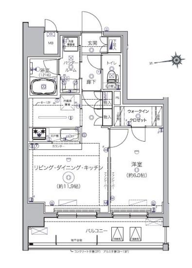 クレイシア秋葉原間取り図