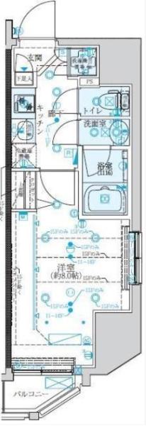 クレイシア新宿間取り図