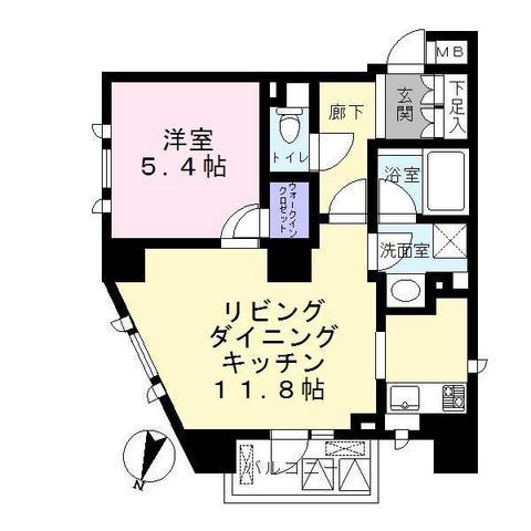 リビオレゾン小石川間取り図