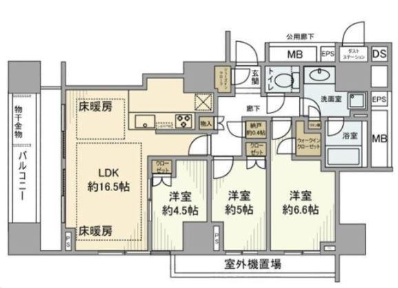 プラウド本郷ヒルトップ間取り図