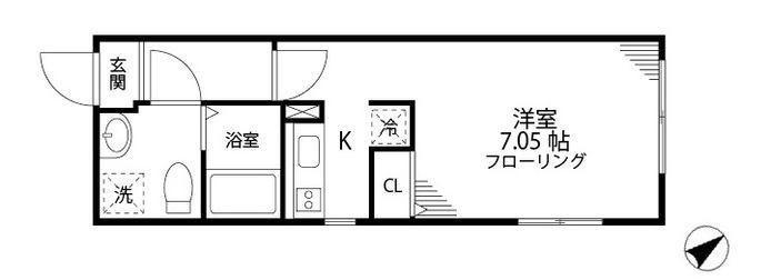 MODULOR茗荷谷間取り図