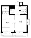 ペガサスマンション白山 405 間取り図