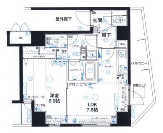 ステージグランデ文京小石川間取り図