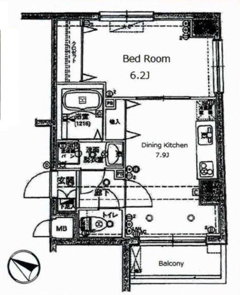 VIDA文京関口間取り図
