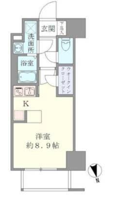 CASA EST CORTA 402号室 間取り図
