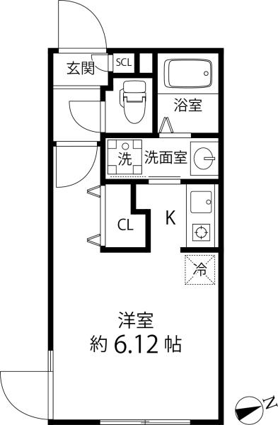 ブランシェ神楽坂間取り図