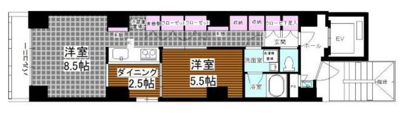 リリオ小石川　～LILIO小石川～ 301号室 間取り図