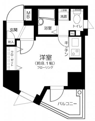 プリズムスクエア本駒込間取り図