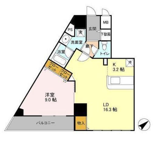 フォレンツタワー文京千石間取り図